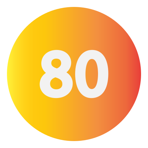 80 kostenlos Icon 80 kostenlos Icon