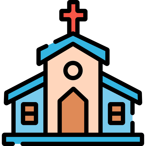 Church Generic Outline Color icon