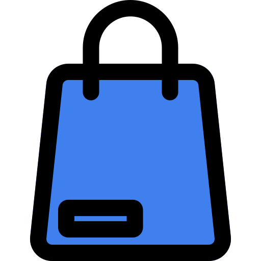 Shopping bag Generic Outline Color icon