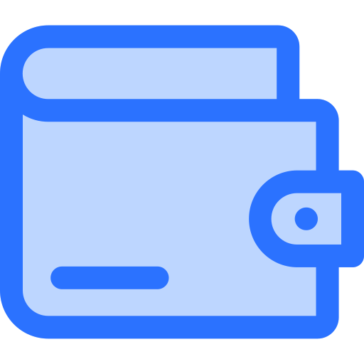 Wallet Generic Blue icon