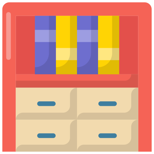 Bookcase - Free education icons
