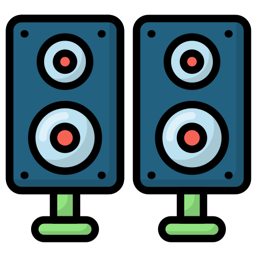 altavoces icono gratis