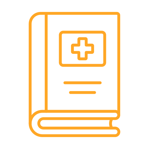 libro médico icono gratis