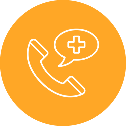 Emergency phone - Free medical icons