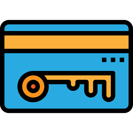 schlüsselkarte kostenlos Icon schlüsselkarte kostenlos Icon
