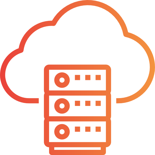 computación en la nube icono gratis