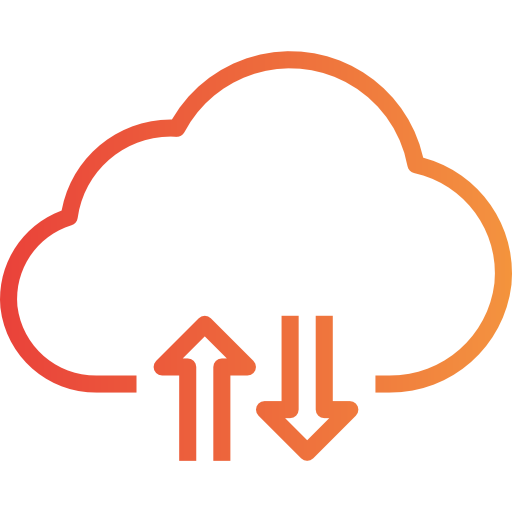 computación en la nube icono gratis