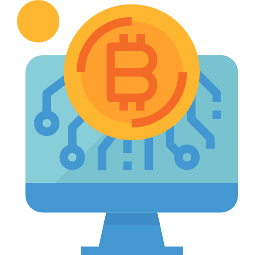 Bitcoin free icon Bitcoin free icon