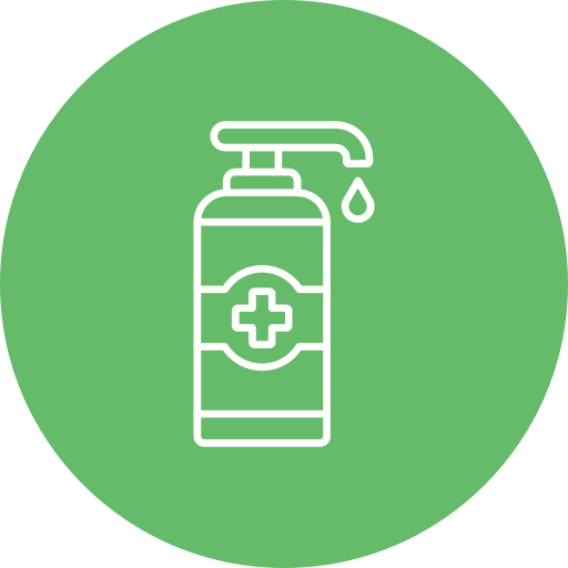 Antiseptic free icon