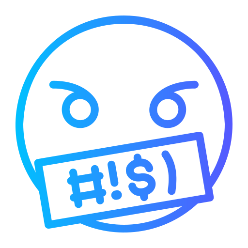 Swearing free icon Swearing free icon