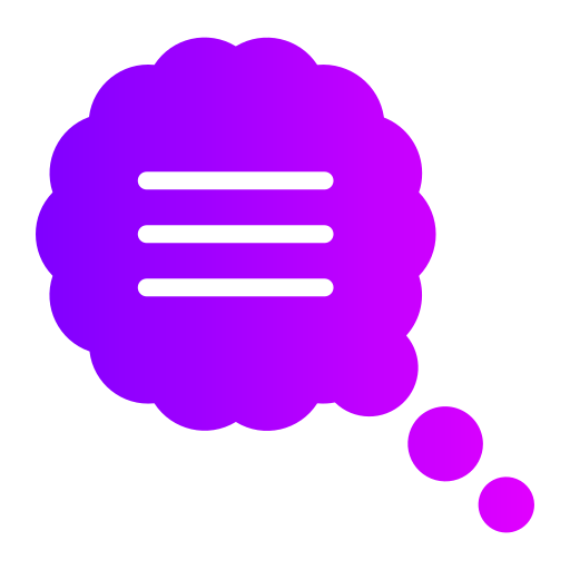 Speech bubble Generic Flat Gradient icon