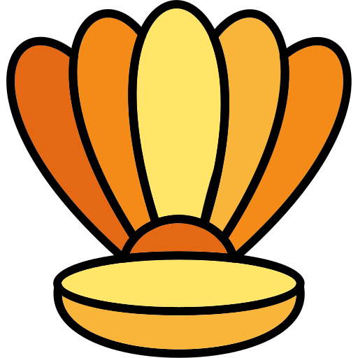 Seashell Generic Outline Color icon