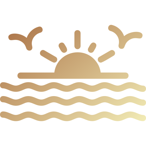 puesta de sol icono gratis