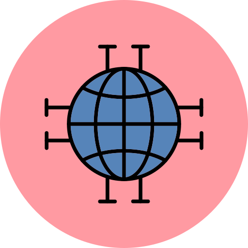 À l'échelle mondiale Icône gratuit À l'échelle mondiale Icône gratuit
