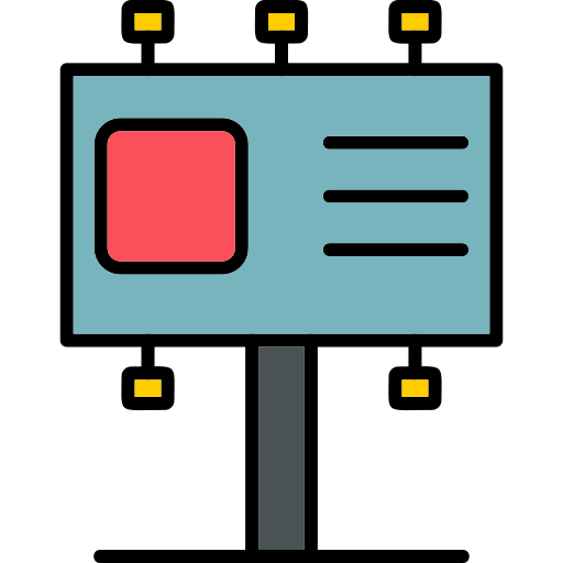 Billboard free icon