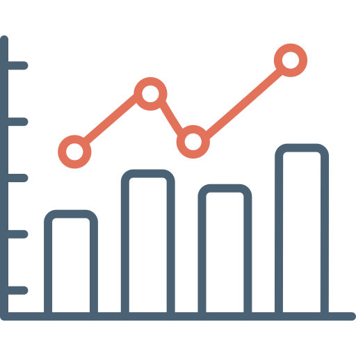 gráfico de barras grátis ícone gráfico de barras grátis ícone