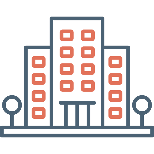 edificio de oficinas icono gratis