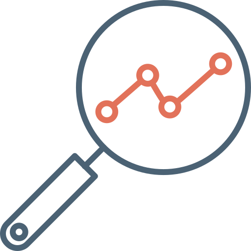 Search analysis free icon