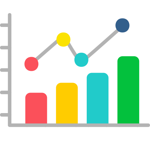 Bar chart Generic Flat icon