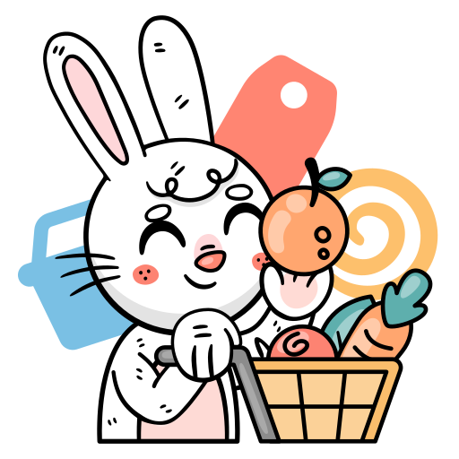 토끼 무료 스티커 토끼 무료 스티커