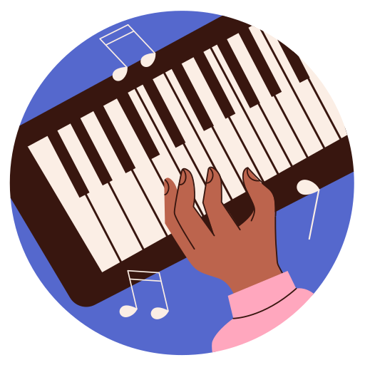 piano' Sticker