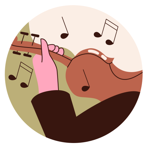 Violin free sticker