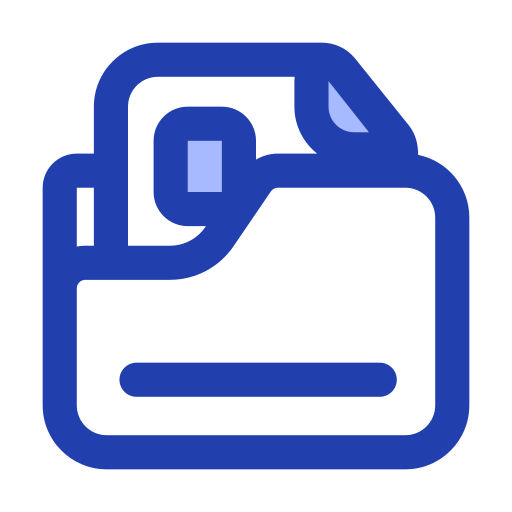 Folder Generic Blue icon