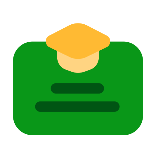 Certificate free icon