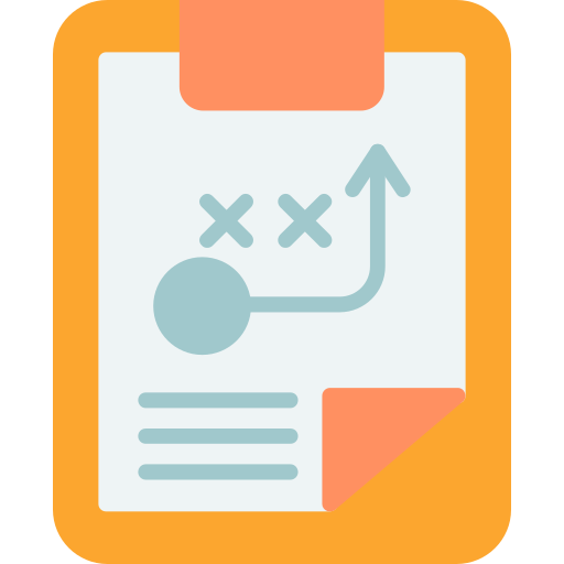 estrategia de planificación icono gratis
