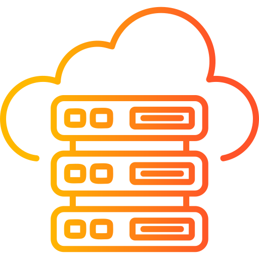 servidor en la nube icono gratis