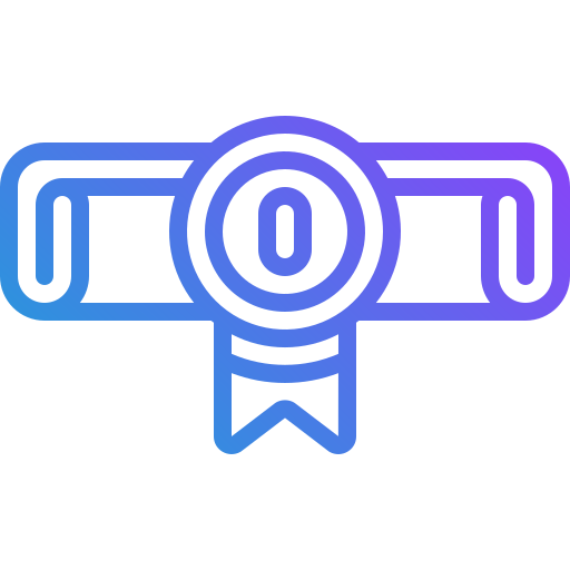 Certification free icon