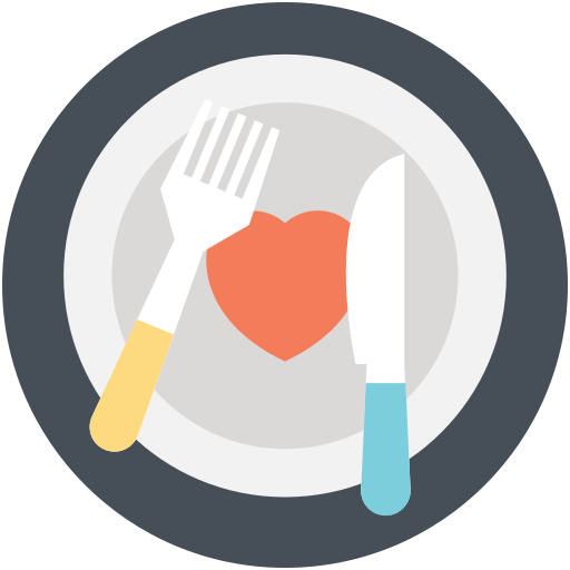 Romantic dinner - Free food icons