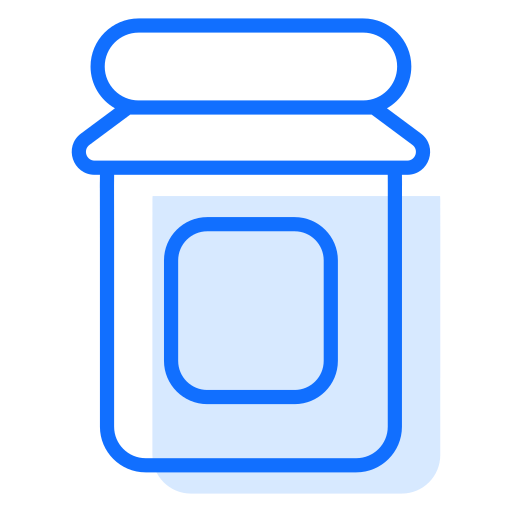 Jam jar Generic Blue icon