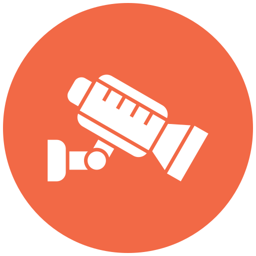 circuito cerrado de televisión icono gratis