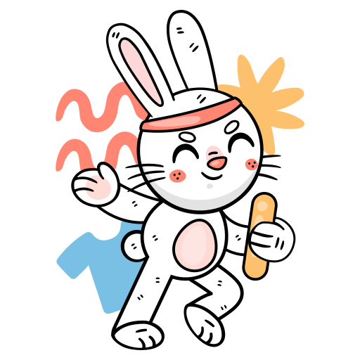lapin gratuit sticker lapin gratuit sticker