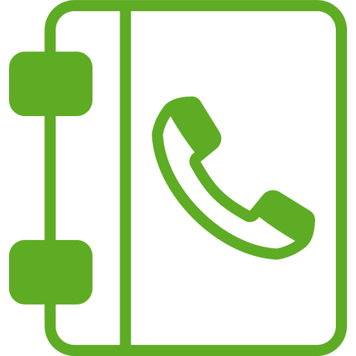 guía telefónica icono gratis