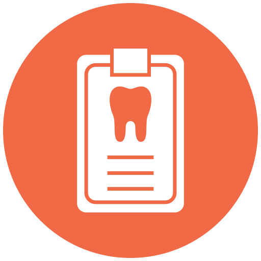 registro dental icono gratis