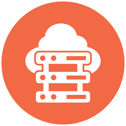 Cloud storage free icon