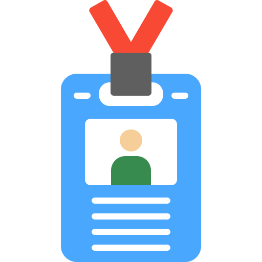 ID card Generic Flat icon