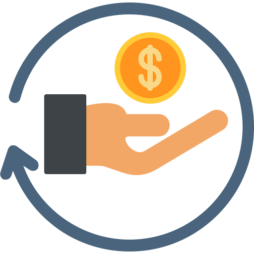 환불 무료 아이콘