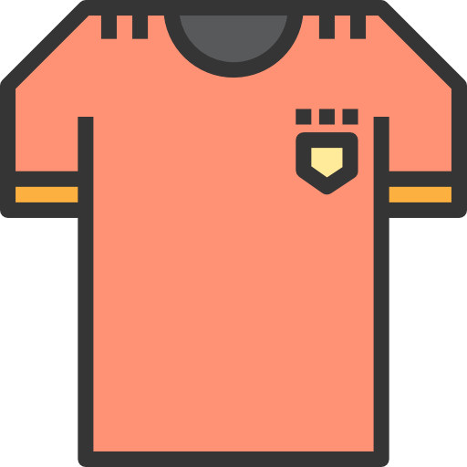 Camisa de futebol - ícones de esportes grátis