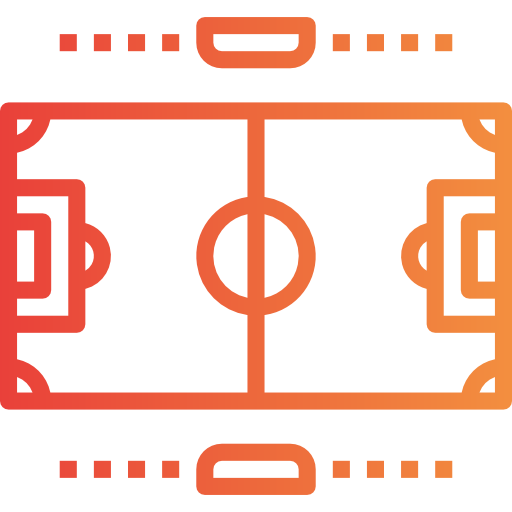 Soccer field itim2101 Gradient icon