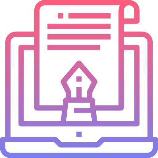 Copyright Nhor Phai Lineal Gradient icon