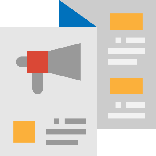 folleto icono gratis