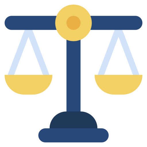 justice Icône gratuit