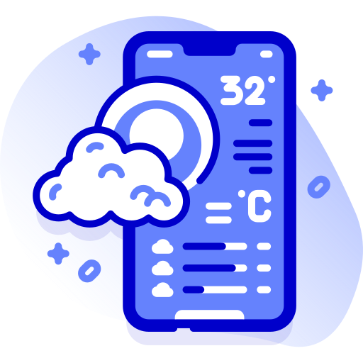 App del clima icono gratis