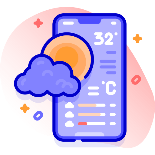 App del clima icono gratis