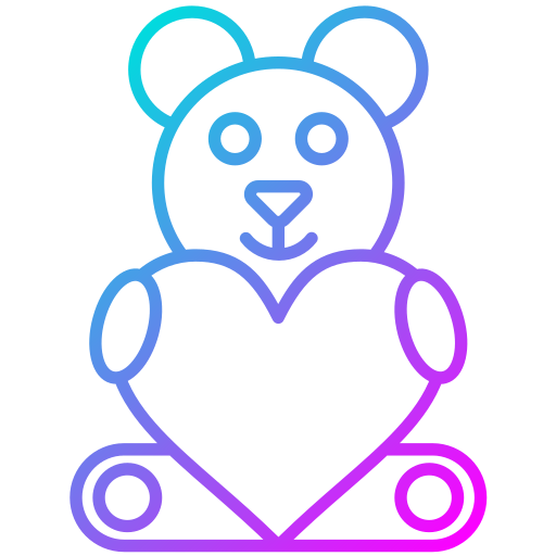 oso de peluche icono gratis