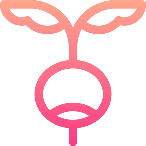 Radish Basic Gradient Lineal color icon