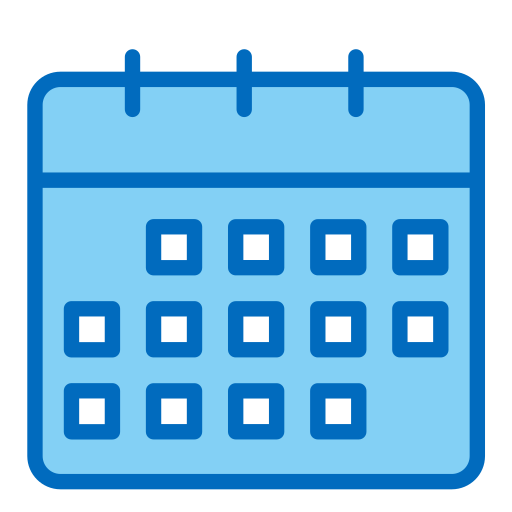 Schedule Generic Blue icon